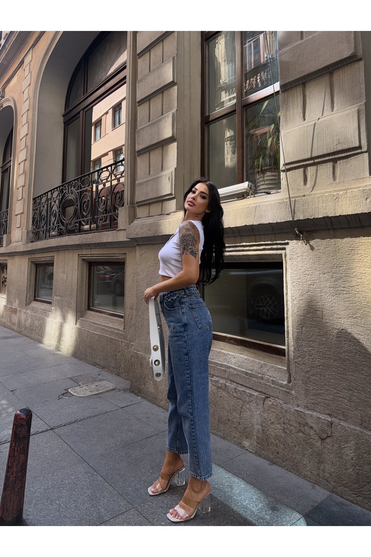 Klasik Mavi Slim Fit Jean Pantolon