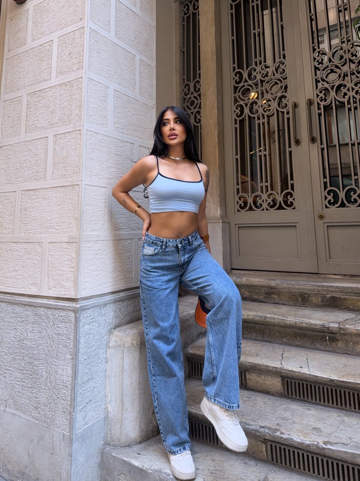 Boru Paça Kot Pantalon