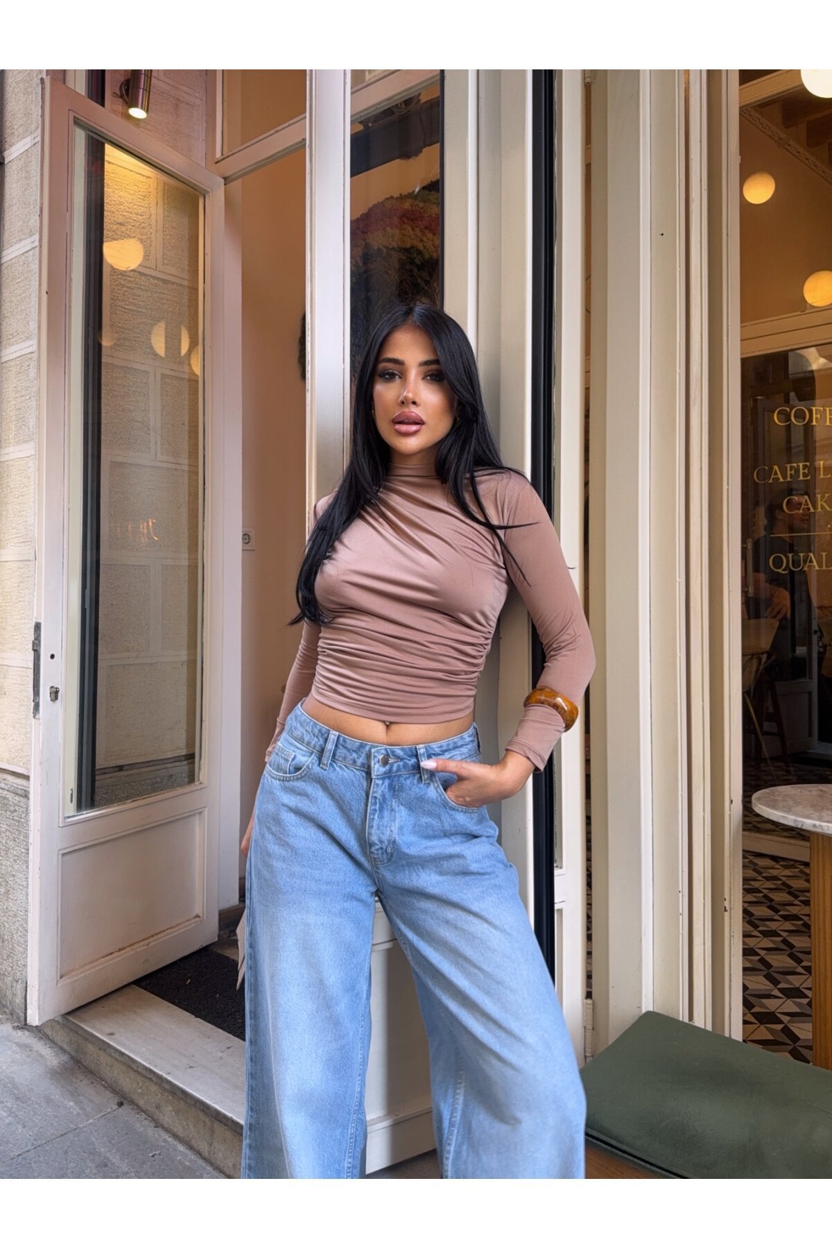 Yarım Balıkçı Vizon Sandy Bluz