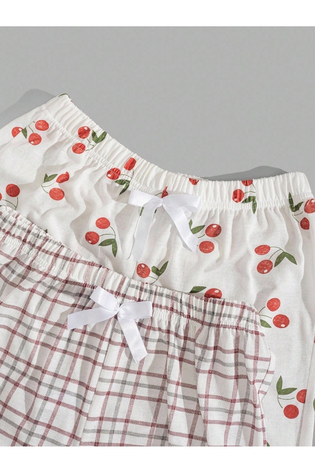 2li Desenli Pijama Altı Set