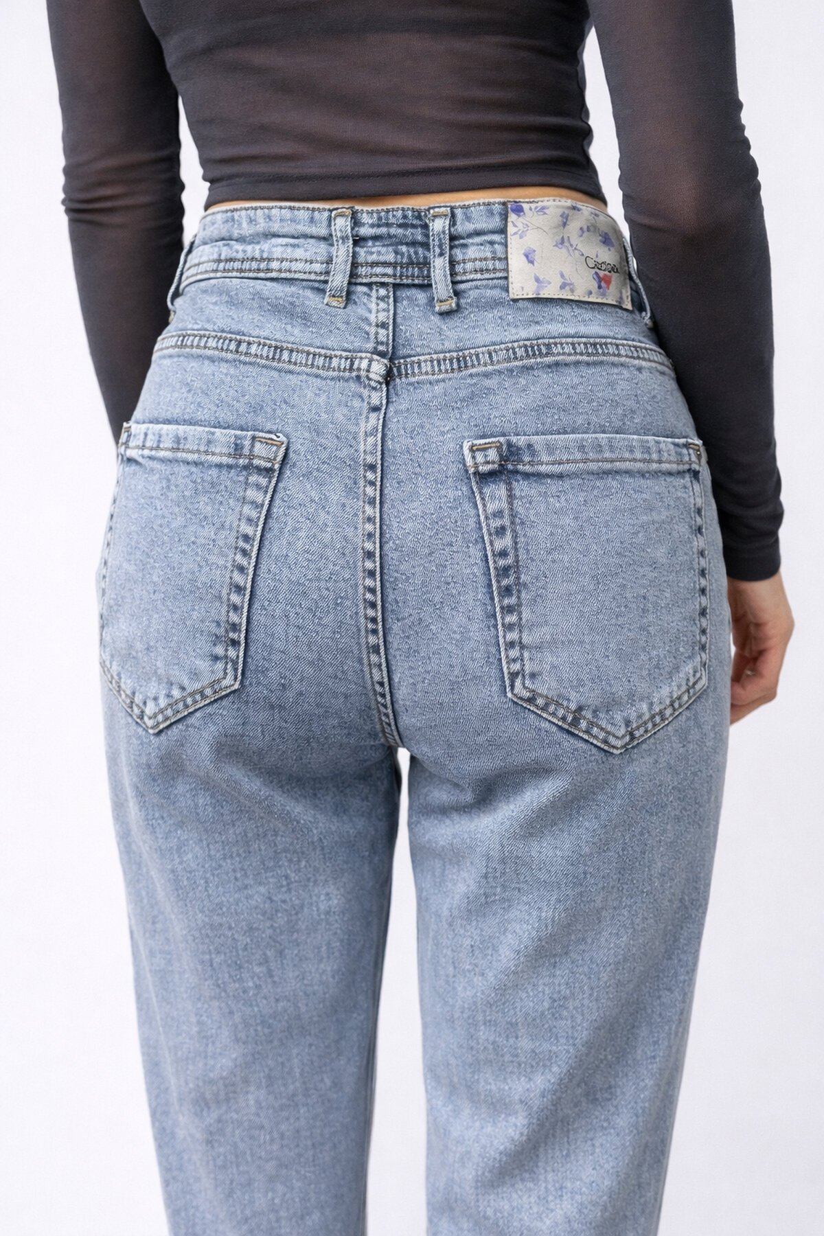 Açık Mavi Esnek Jean