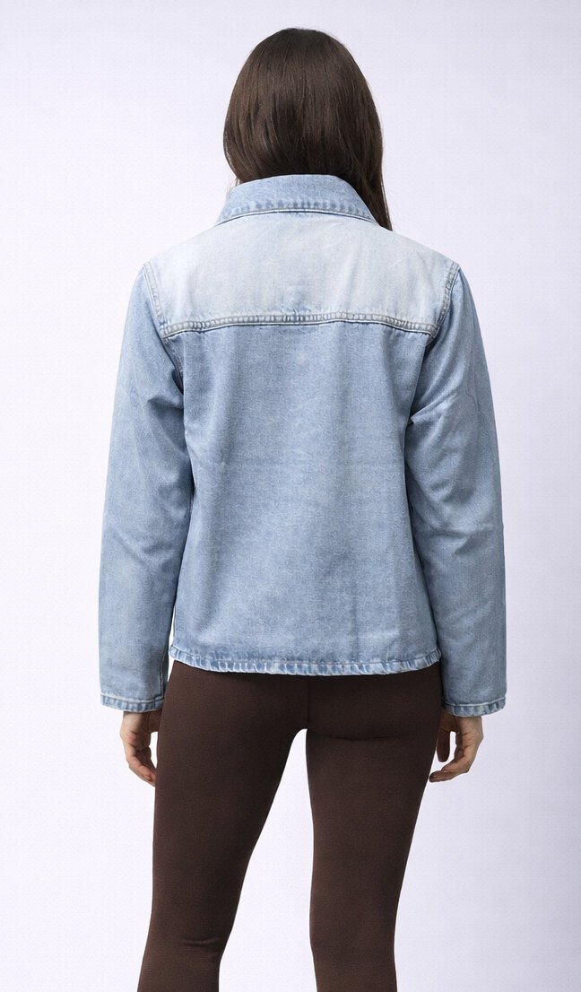 Cepli Açık Mavi Ceket