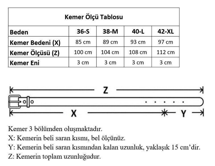 Çift D Tokalı Siyah Kadın Kemeri