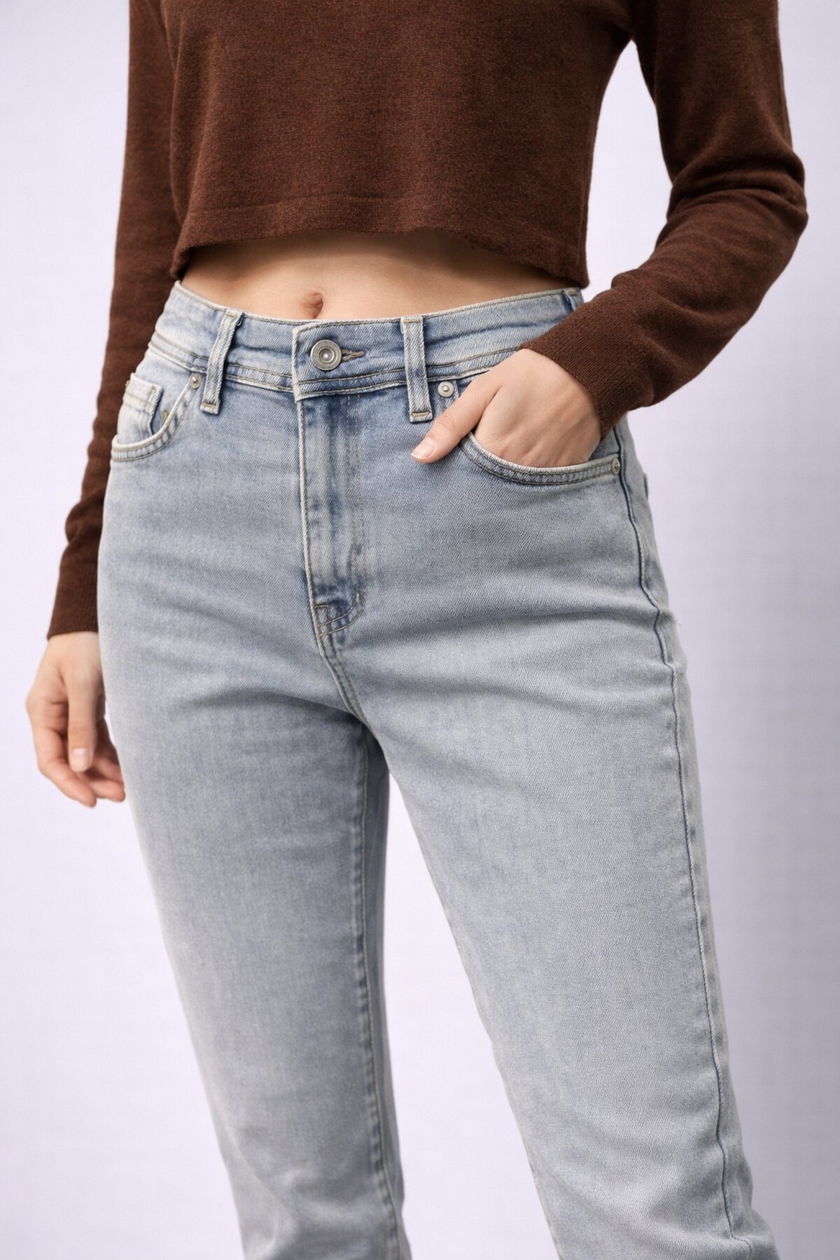 Dar Paça Kadın Jean