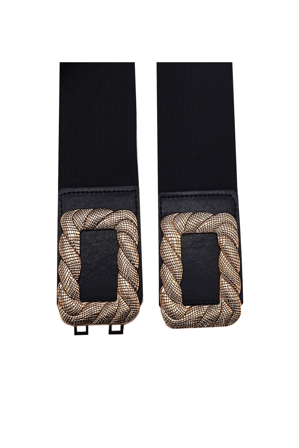 Desenli Kare Geçme Tokalı Kadın Kemeri