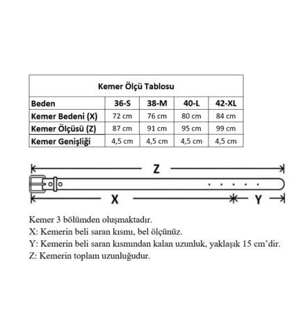 Geniş Tokalı Kadın Kemeri, Gömlek Kemeri, Ceket Kemeri, Elbise Kemeri