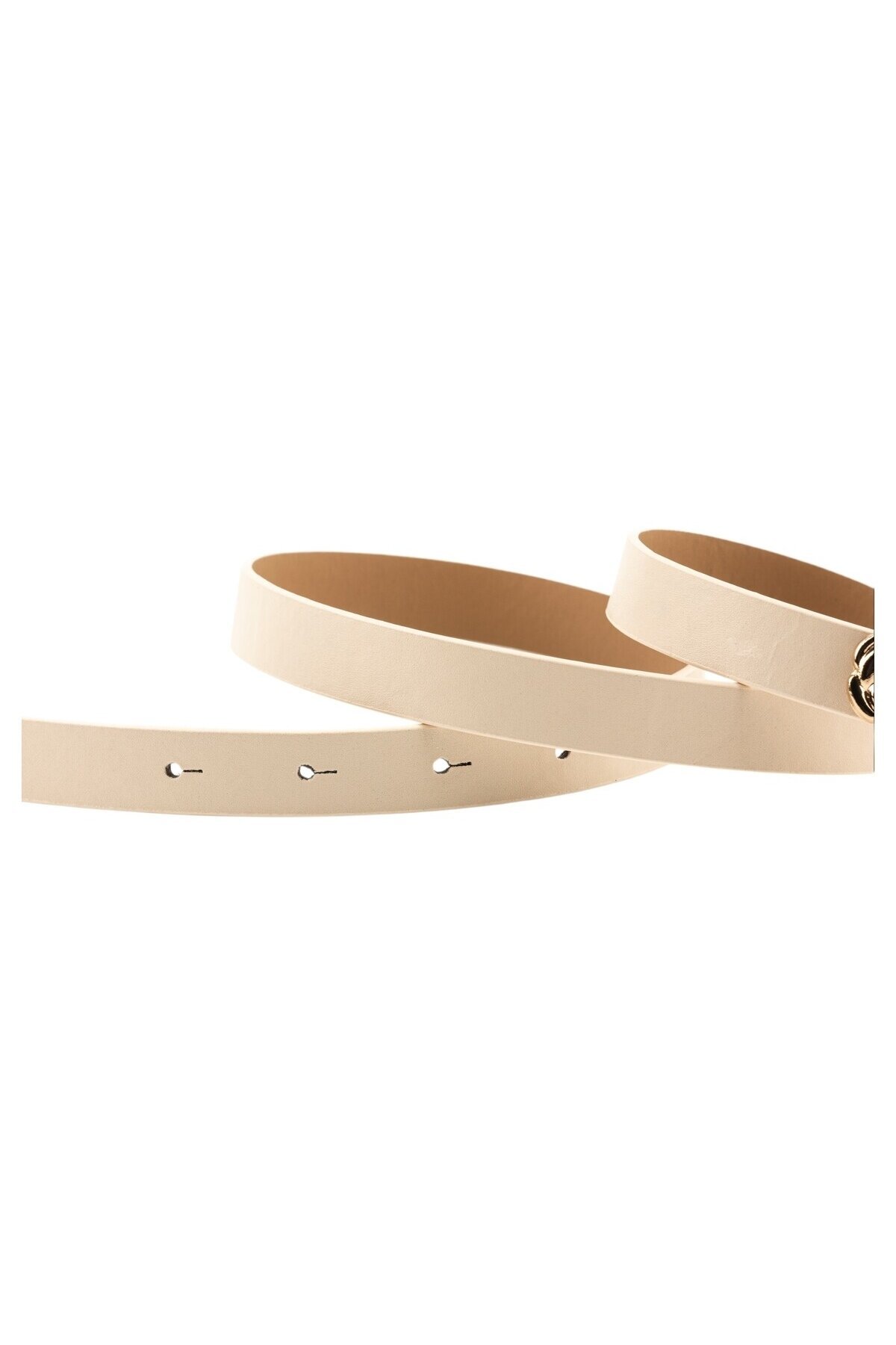 GÜL Tokalı İkili set Bej_Taba Kadın Kemeri