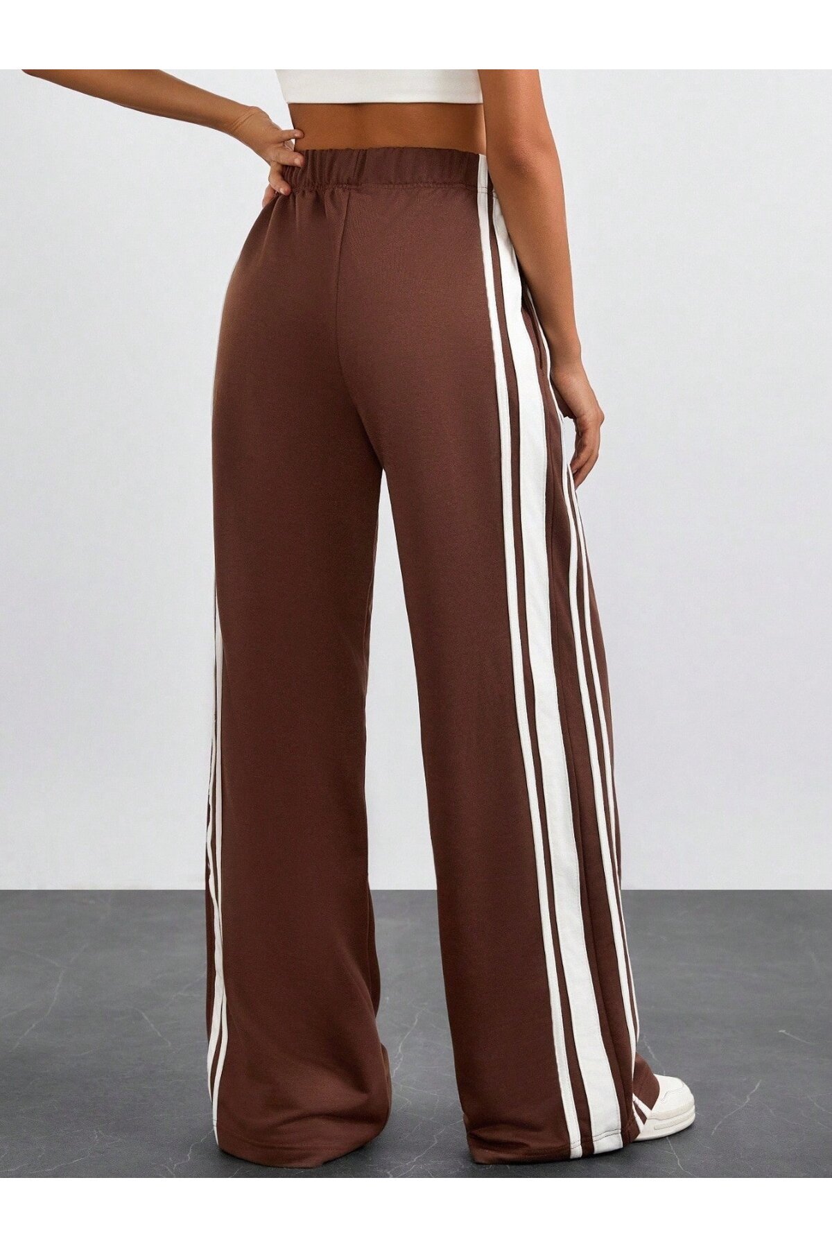 İki İplik Şerit Detay Eşofman Altı