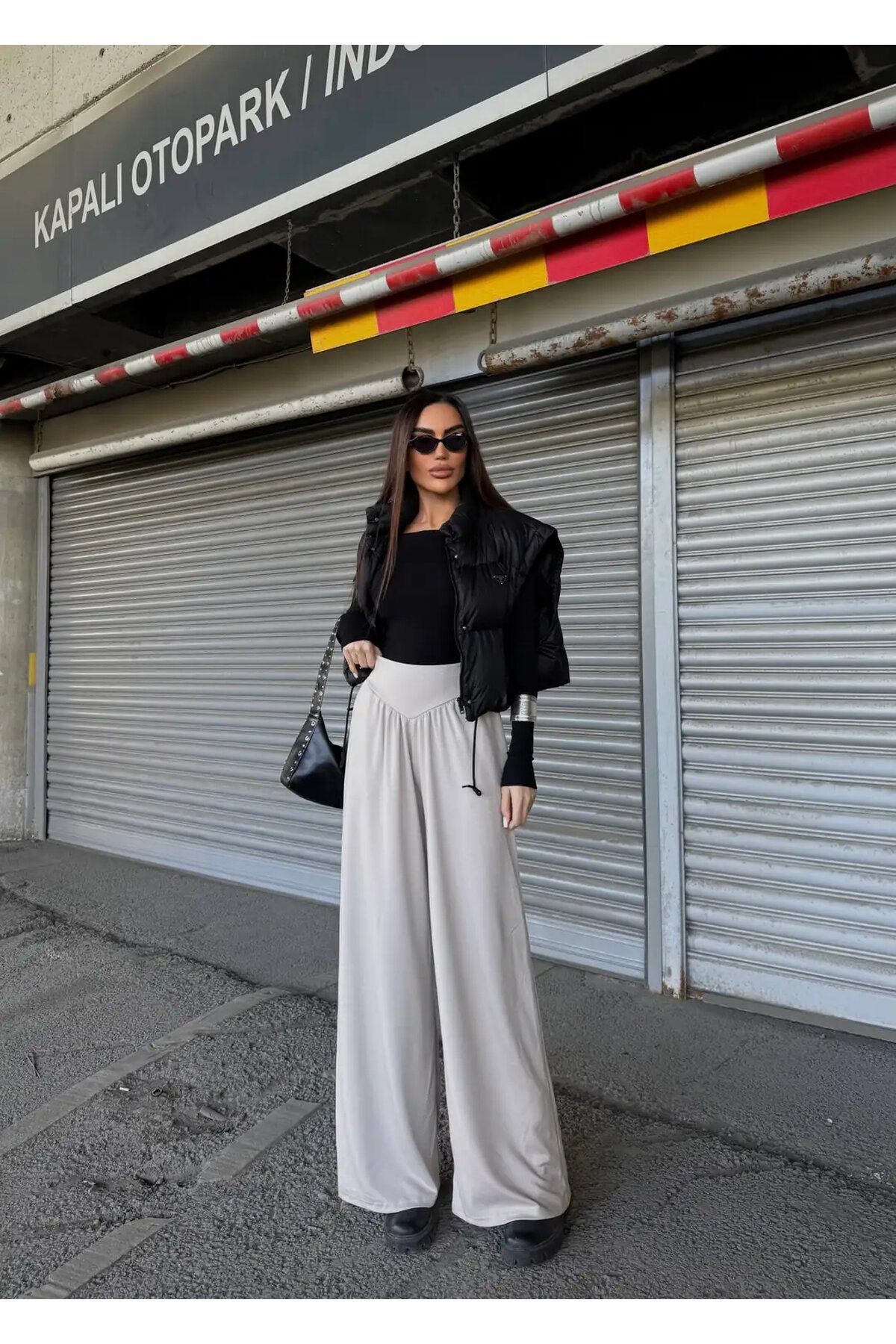 İspanyol Paça Oysho Kumaş Pantolon