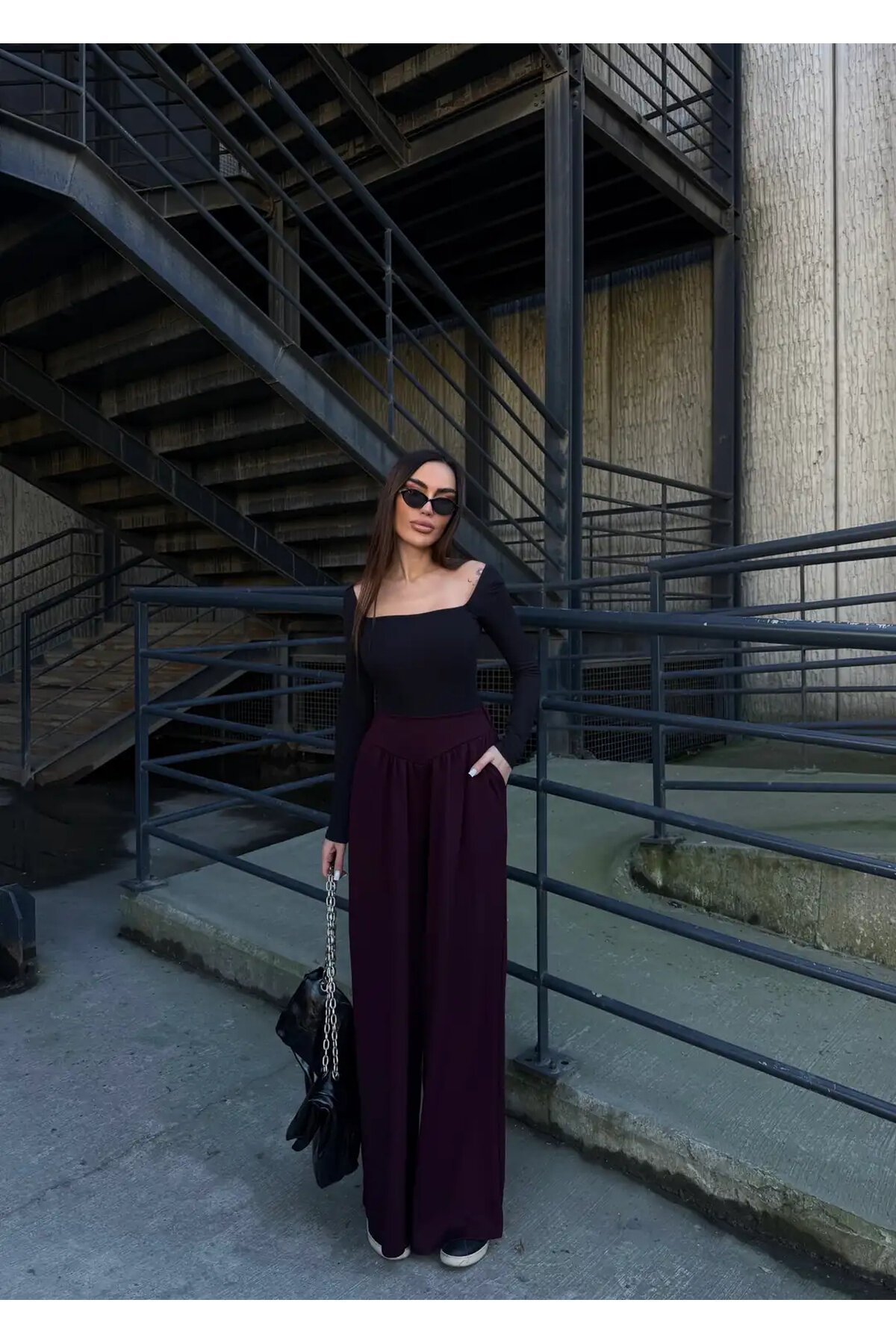 İspanyol Paça Oysho Kumaş Pantolon