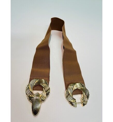 Kadın Burgu Tokalı Lastikli Kemer 20094