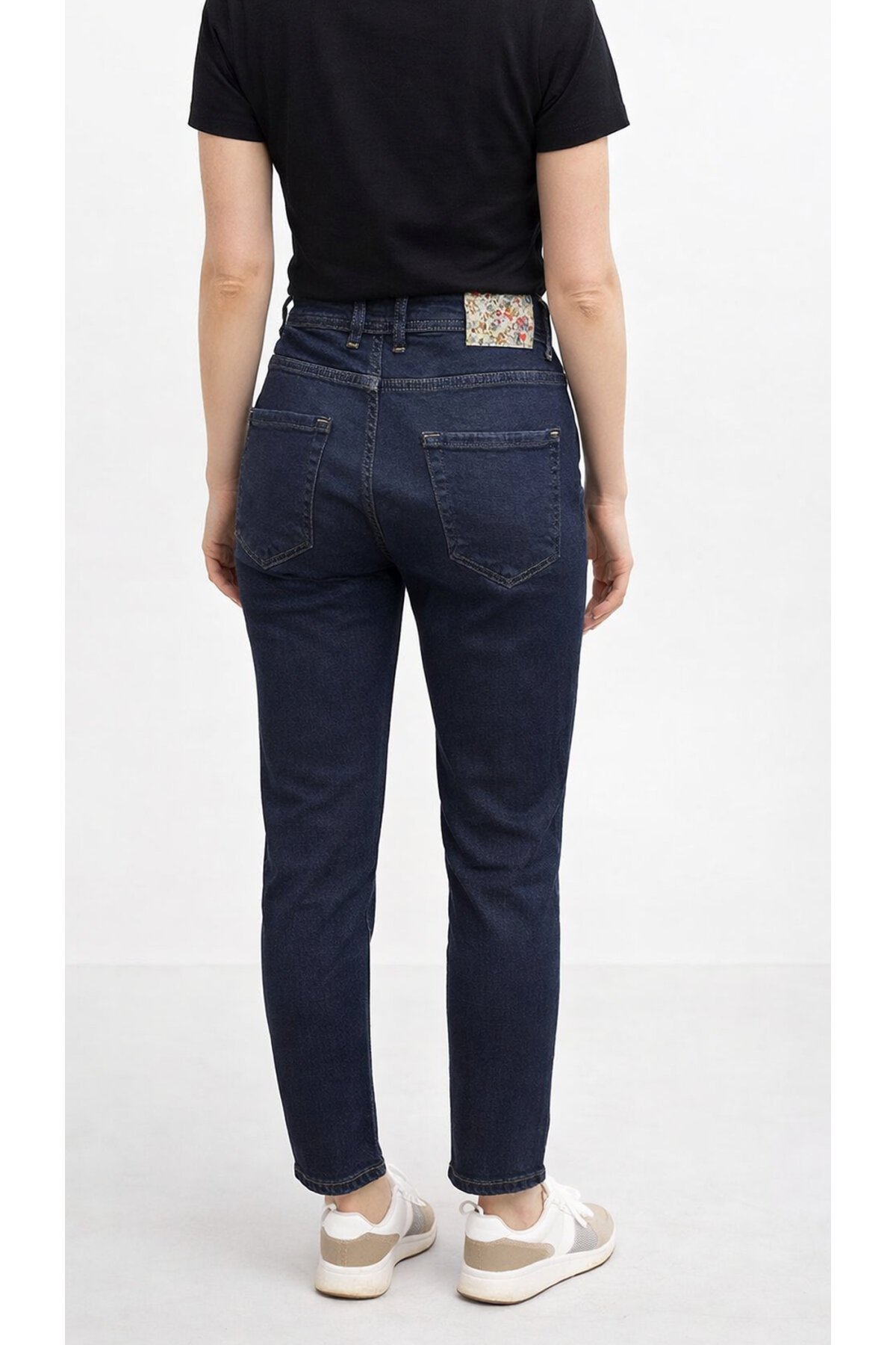 Lacivert Esnek Toparlayıcı Jean