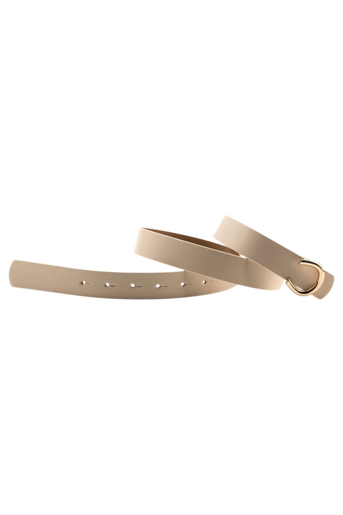 Pimli C Tokalı Bej Kadın Kemeri