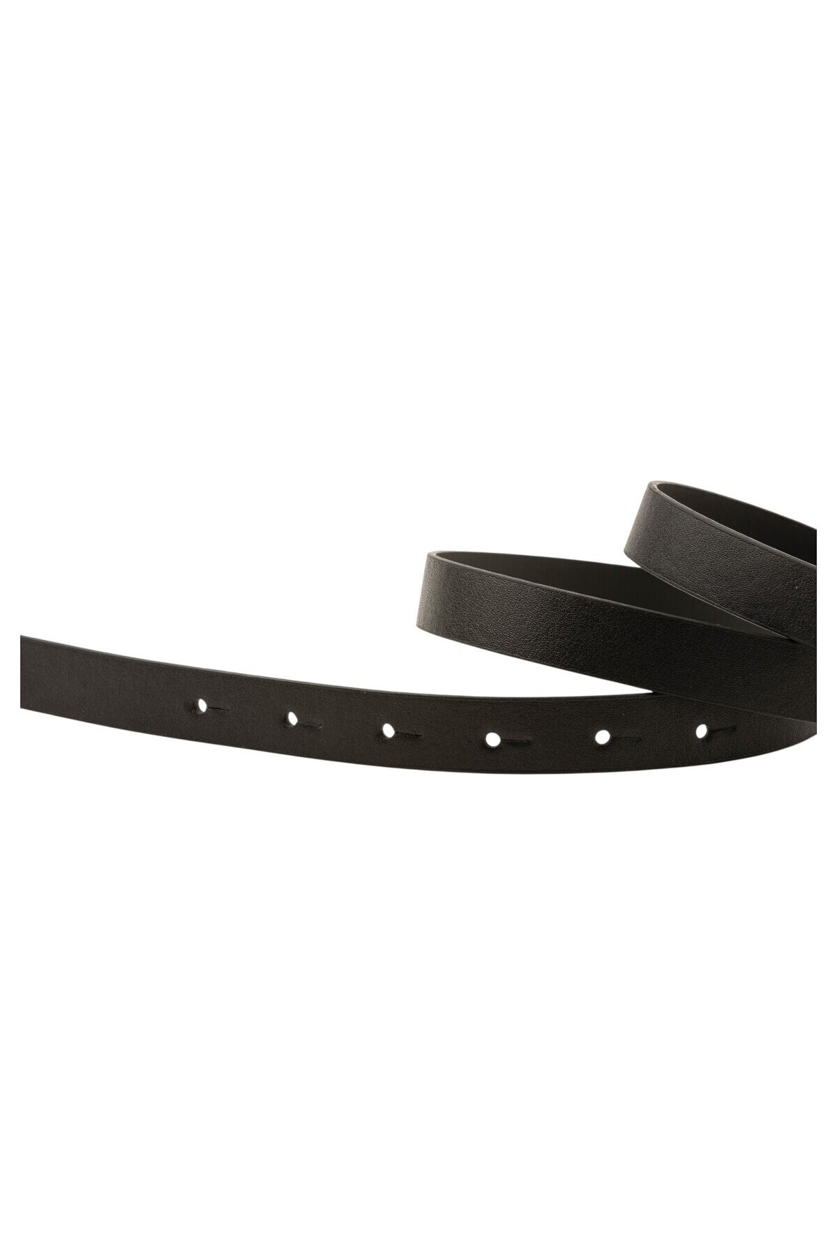 Sade Kare Tokalı siyah Kadın Kemeri