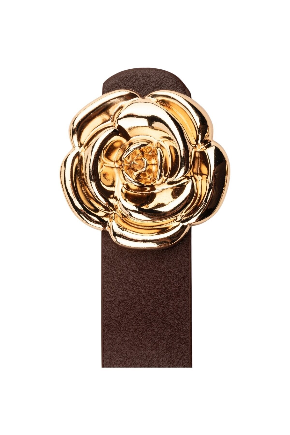 Tek Gül Tokalı İkili Set Siyah_Bordo Kadın Kemeri