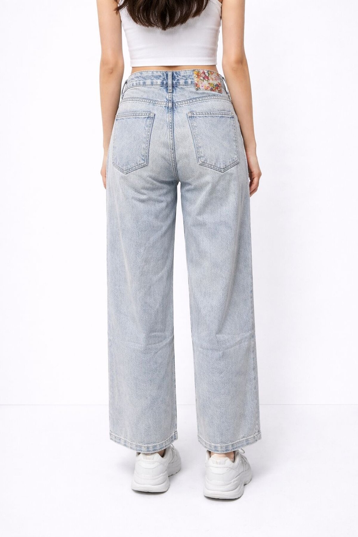 Wide Leg Açık Mavi Kadın Jean