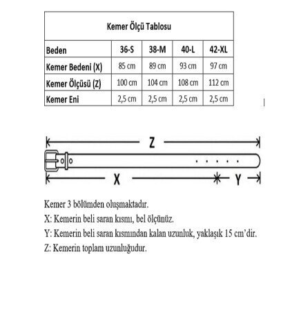 Yuvarlak Tokalı 2li Kadın Kemeri 20141