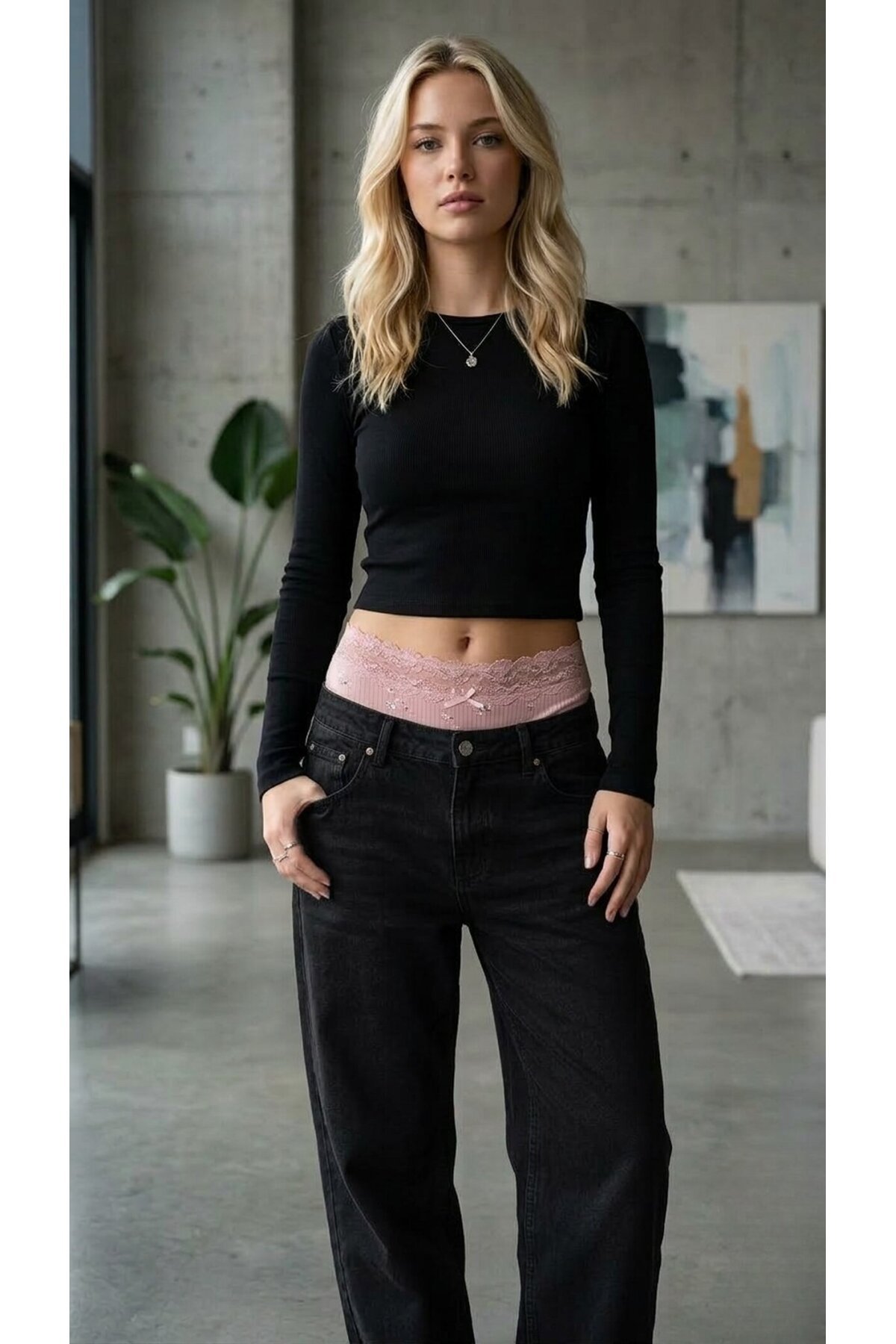 2li Pamuklu Hipster Külot