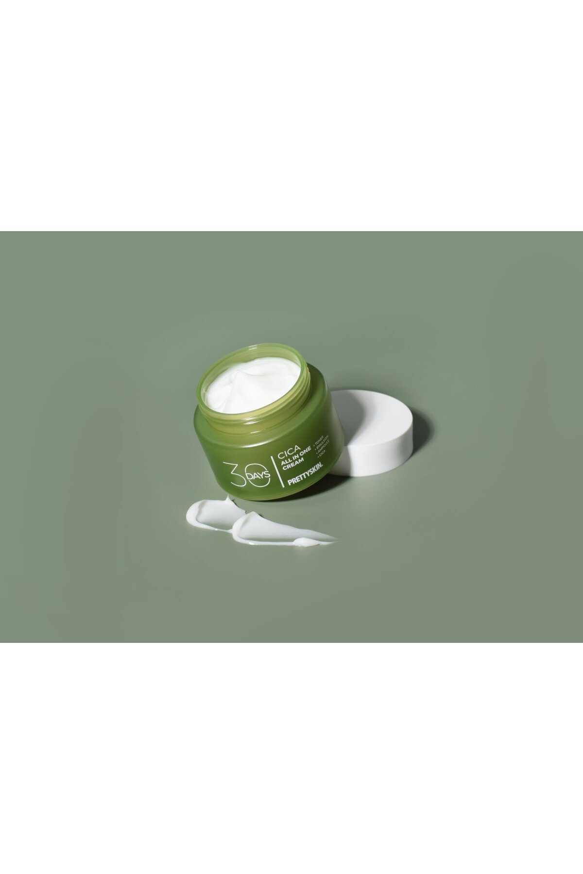PRETTYSKIN 30 Days Cica All In One Cream 100 ml | Centella Asiatica Cilt Onarıcı Yatıştırıcı Nemlendirici Krem