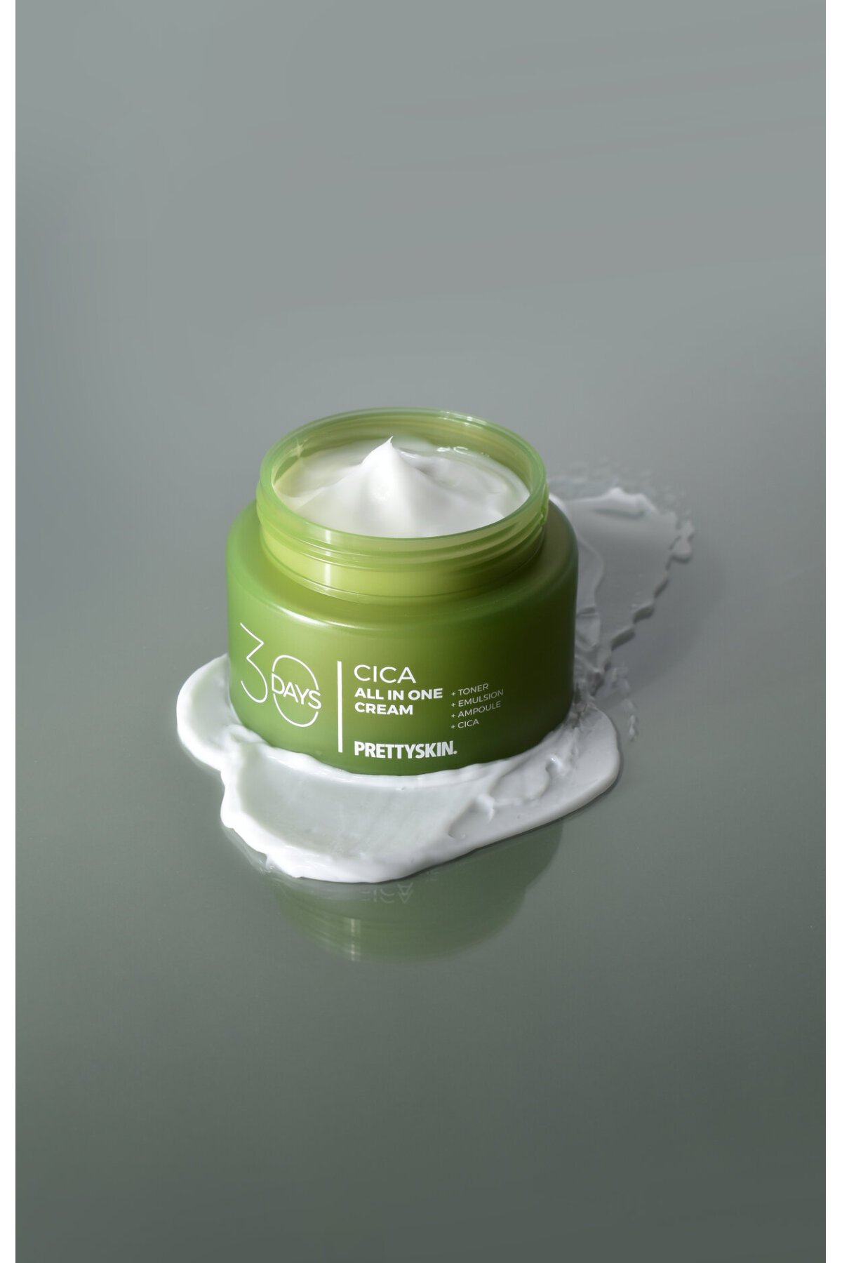 PRETTYSKIN 30 Days Cica All In One Cream 100 ml | Centella Asiatica Cilt Onarıcı Yatıştırıcı Nemlendirici Krem