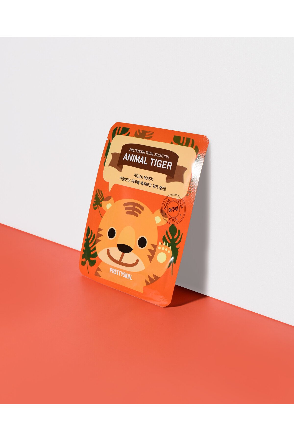 PRETTYSKIN Animal Tiger Aqua Mask 25gr | Nemlendirici Kaplan Desenli Kağıt Yüz Maskesi