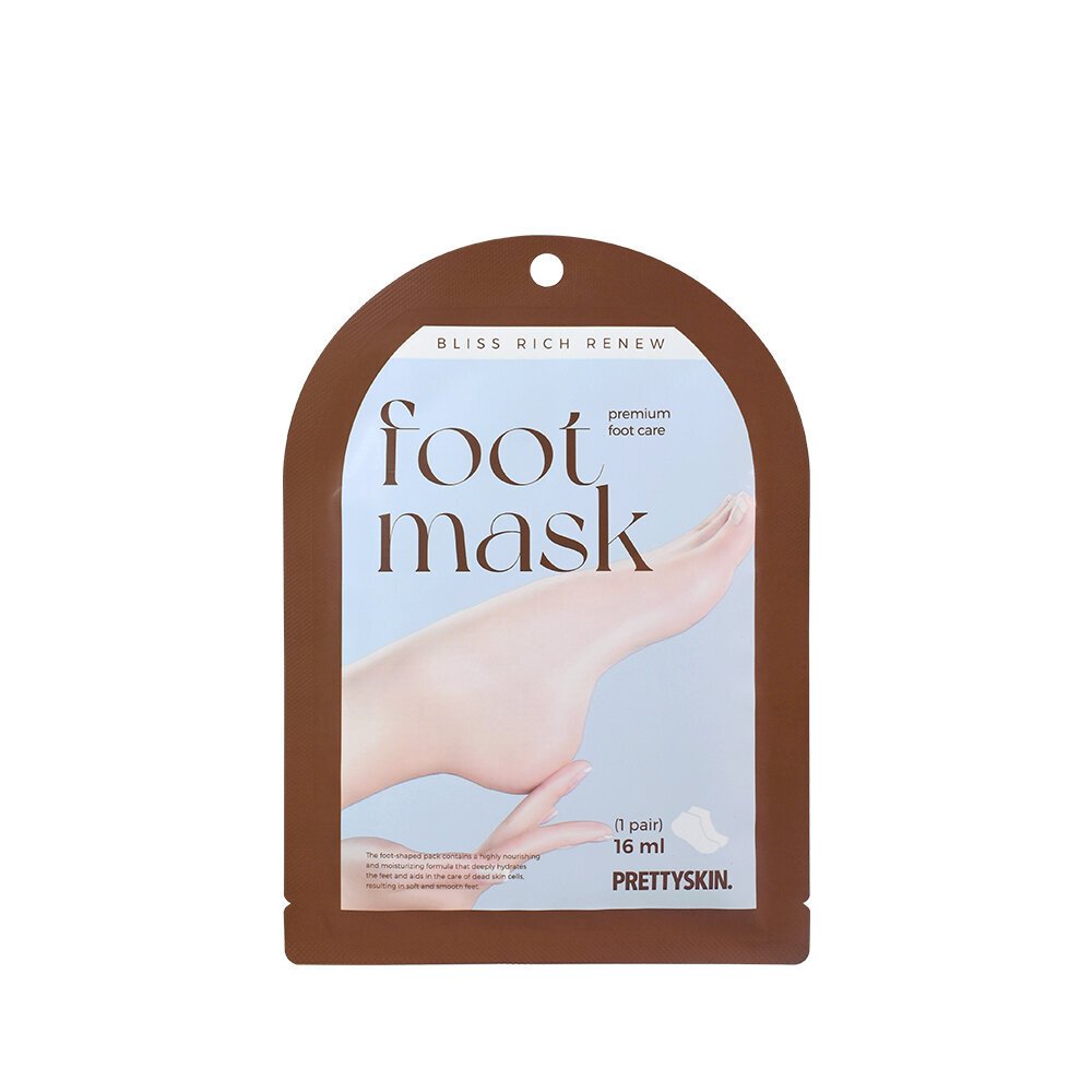 PRETTYSKIN Bliss Rich Renew Foot Mask 16 ml | Nemlendirici Ayak Bakım Maskesi