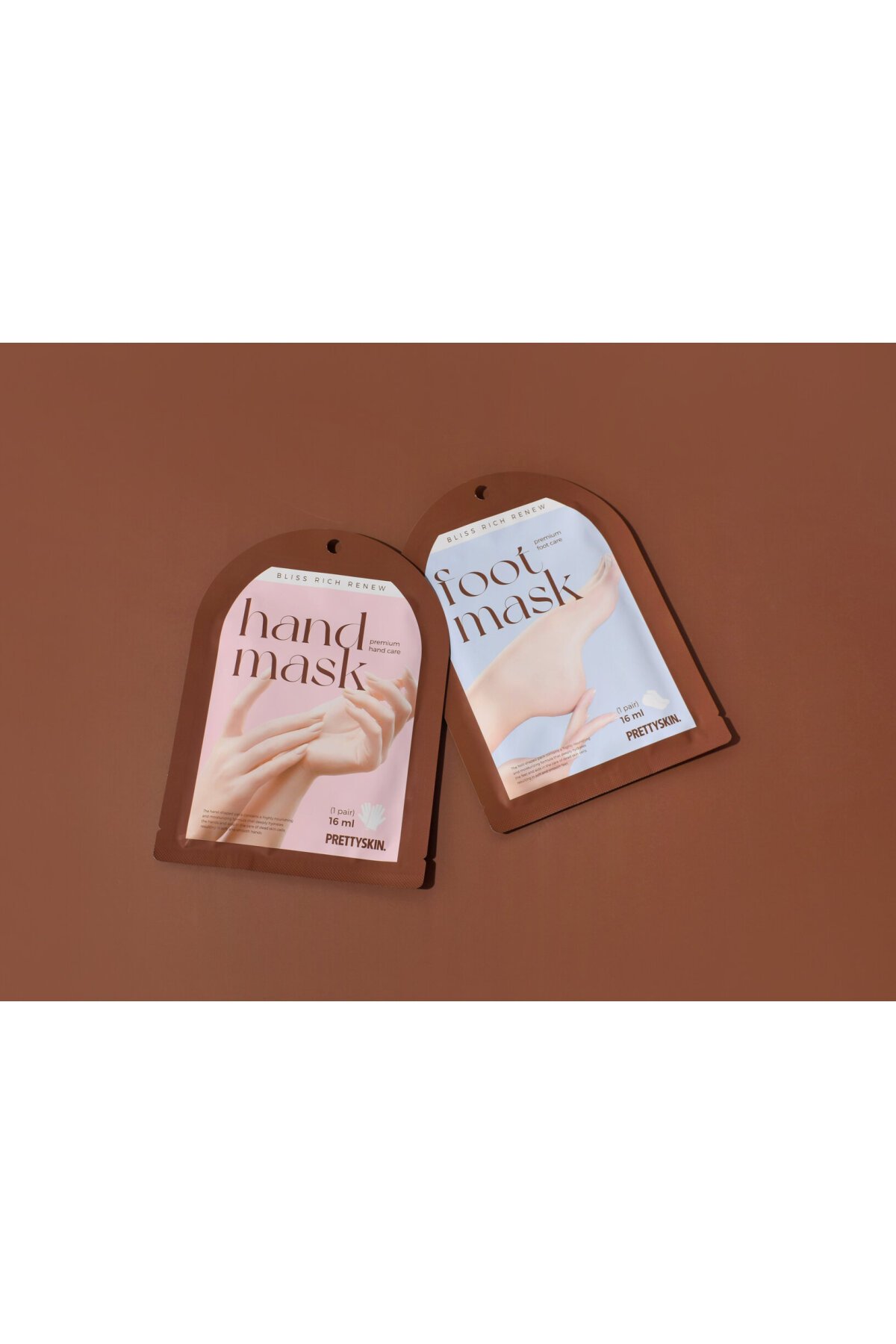 PRETTYSKIN Bliss Rich Renew Nemlendirici El Bakım Maskesi ve Nemlendirici Ayak Bakım Maskesi