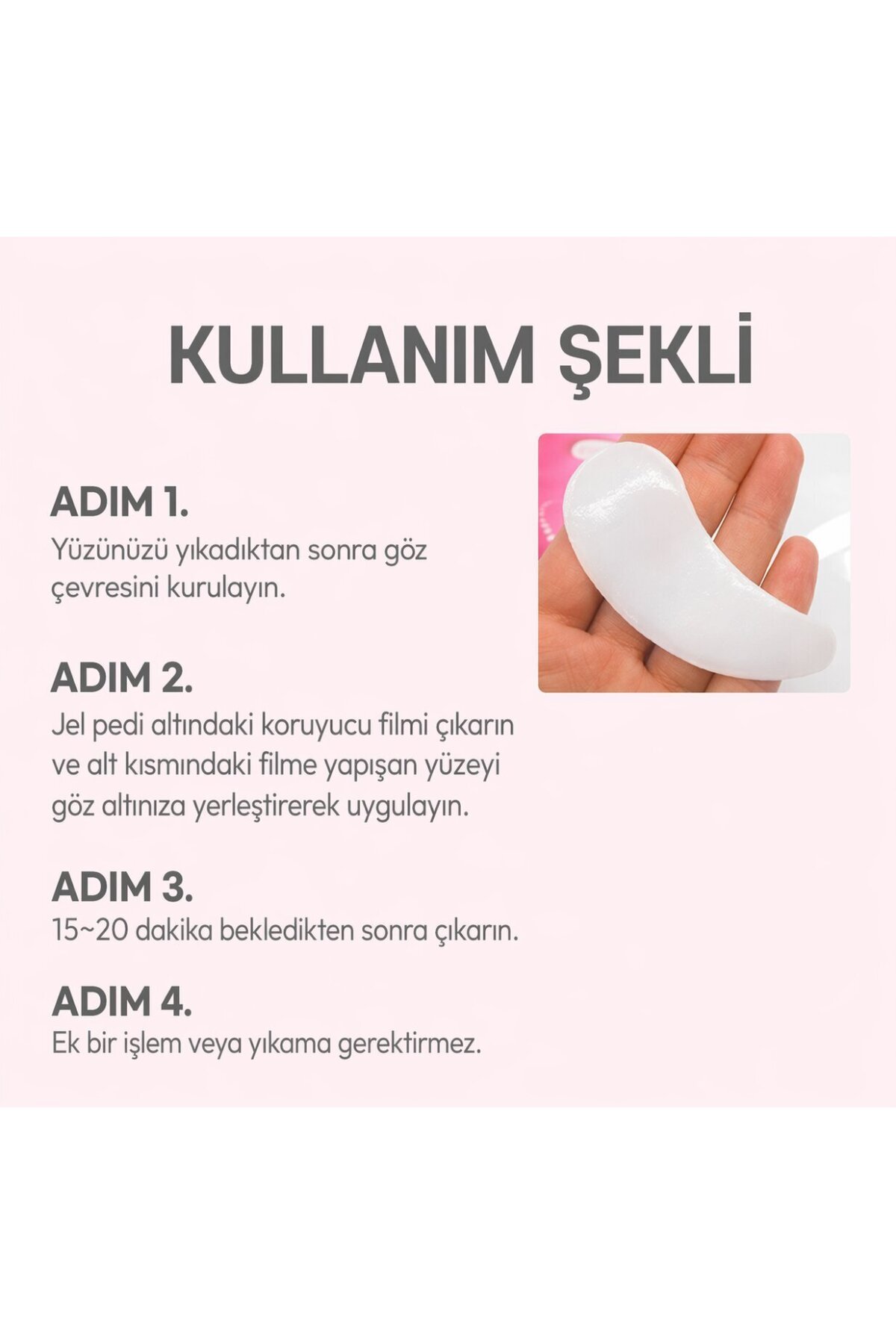 PRETTYSKIN Collagen Eye Patch  | Kolajen Göz Altı Maskesi 5li Set