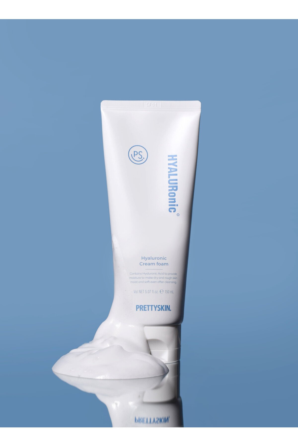 PRETTYSKIN Hyaluronic Cream Foam 150 ml | Hyaluronik Asit Nemlendirici Yüz Temizleme Köpüğü