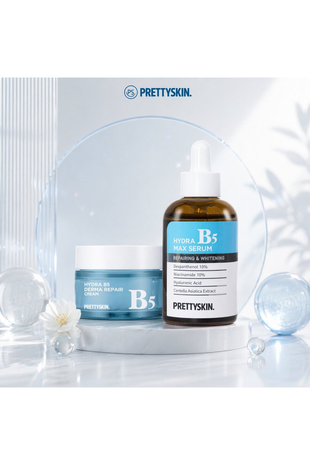 PRETTYSKIN Hydra B5 Derma Repair Cream & Hydra B5 Max Serum