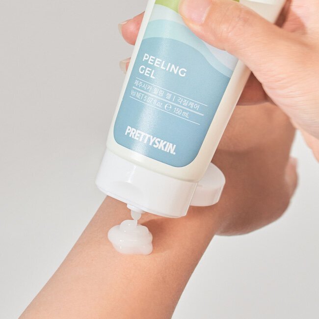 PRETTYSKIN Jeju Cica Peeling Gel – Hassas ve Yağlı Ciltler İçin Yatıştırıcı Peeling 150ml