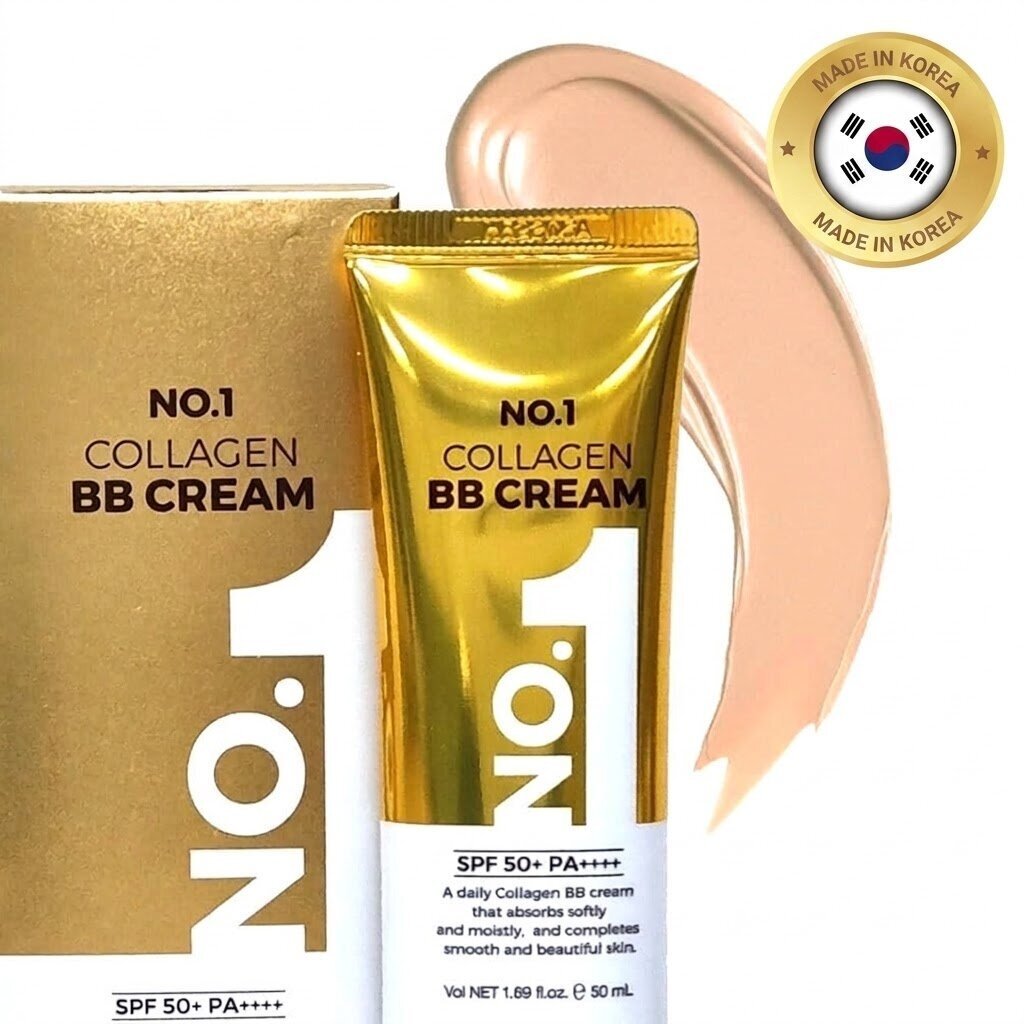 PRETTYSKIN No.1 Collagen BB Cream SPF50+ PA++++ 50 ml | Kolajen İçerikli Kapatıcı ve Nemlendirici BB Krem