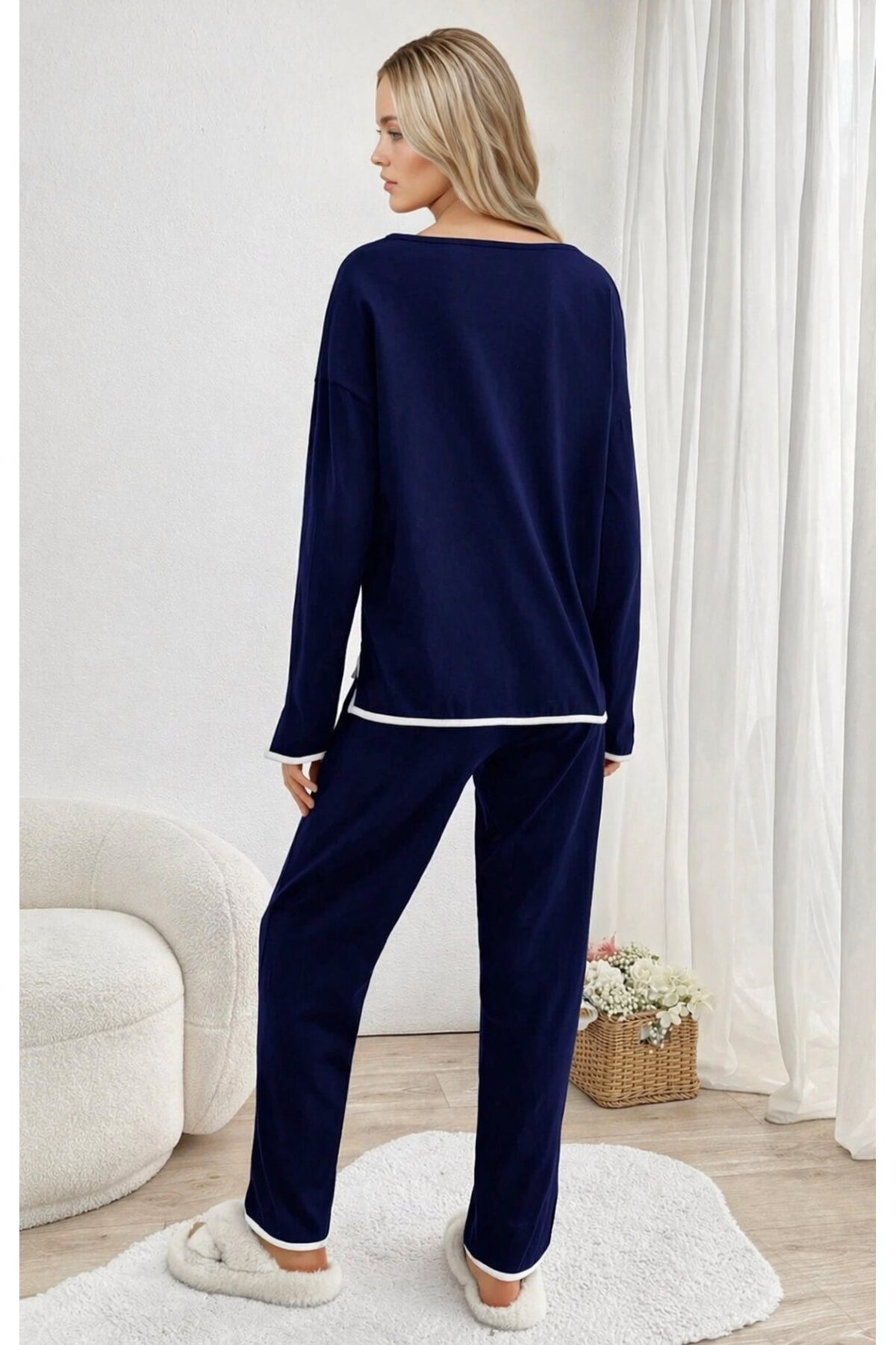 Relax Fit Süprem  Pijama Takım Lacivert