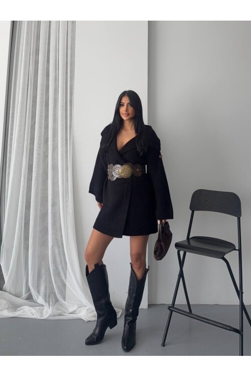 Kol Detay Triko Hırka