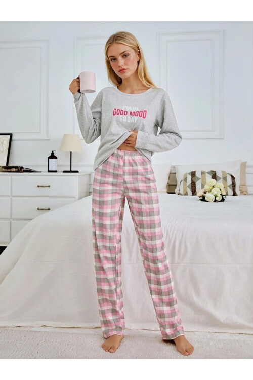 Good Mood Süprem Kumaş Kadın Pijama Takımı