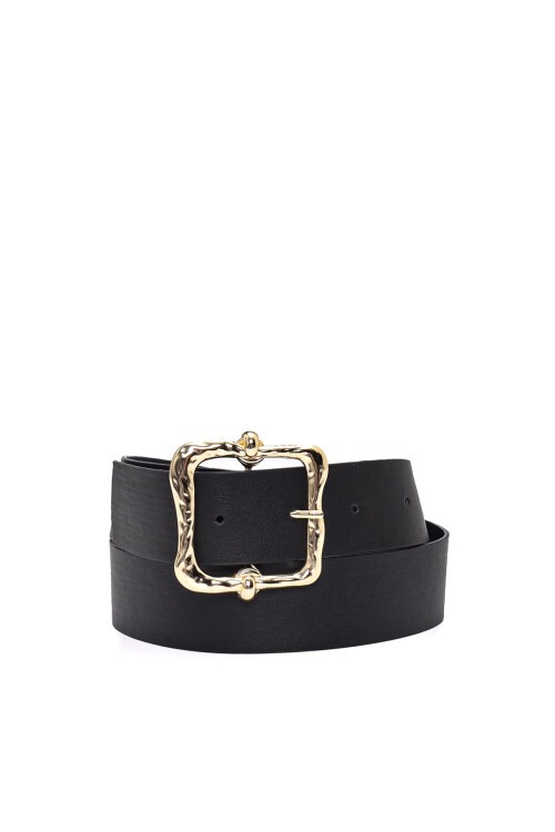 Siyah Tokalı Kadın Kemer R08