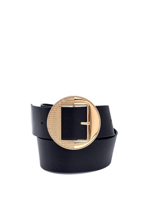 Yuvarlak Tokalı Kadın Kemeri, Ceket Kemeri, Elbise Kemeri, Gömlek Kemeri