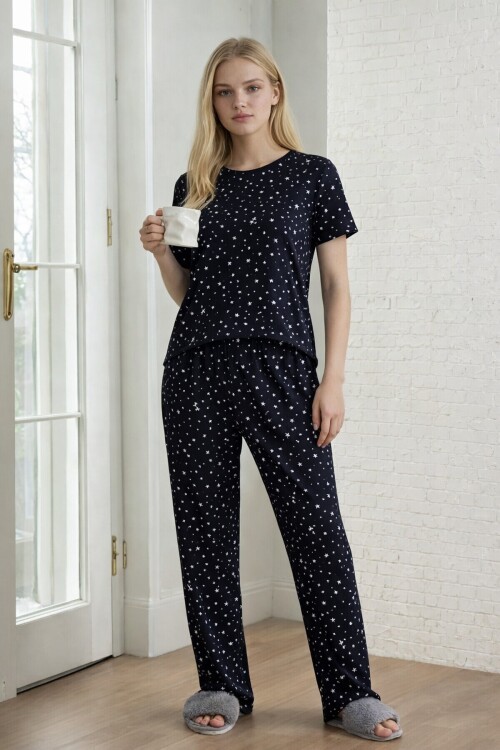 Kısa Kollu Konfor Pijama Takımı