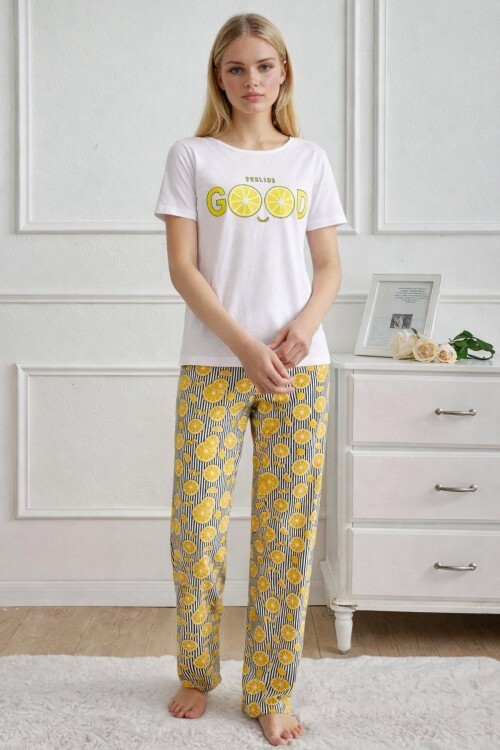 Kısa Kollu Konfor Pijama Takımı