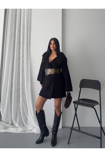 Kol Detay Triko Hırka