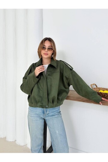 Süet Bomber Ceket