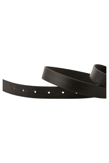 Çift Kare Tokalı Siyah Kadın Kemer