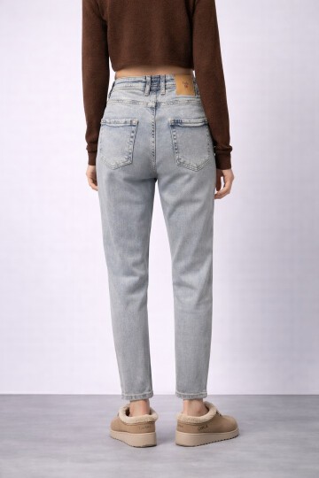 Dar Paça Kadın Jean