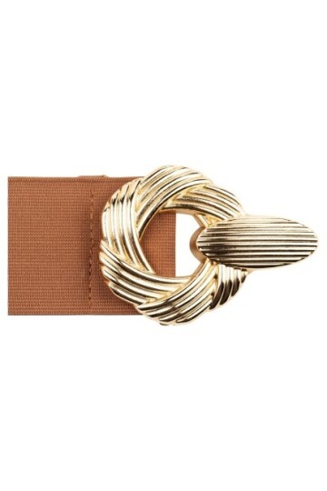 Kadın Burgu Tokalı Lastikli Kemer 20094