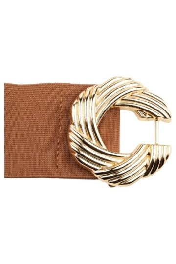 Kadın Burgu Tokalı Lastikli Kemer 20094