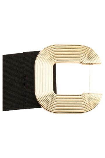 Kadın Çizgili Tokalı Lastikli Kemer 20101