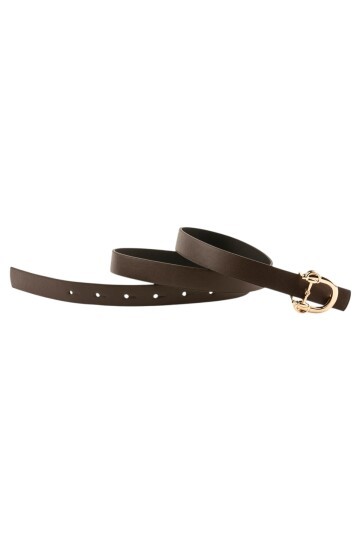 Kadın Modern D Tokalı Kahverengi Kemer