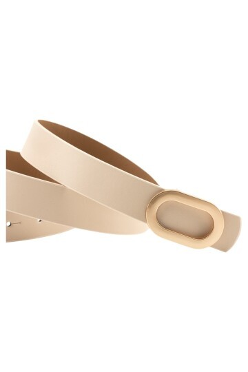 Kalın Oval Tokalı 4lü Set Kadın Kemeri