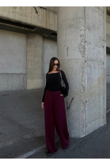 Pile Detaylı İspanyol Paça Oysho Kumaş Pantolon