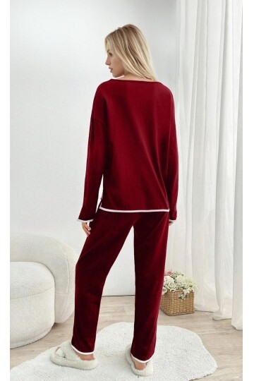 Relax Fit Süprem  Pijama Takım Bordo